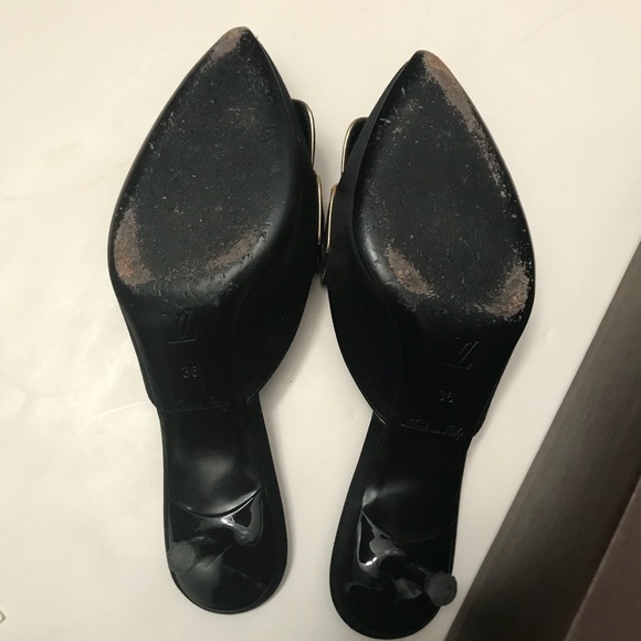 Louis Vuitton bumblebee kitten heels - Picture 5 of 8